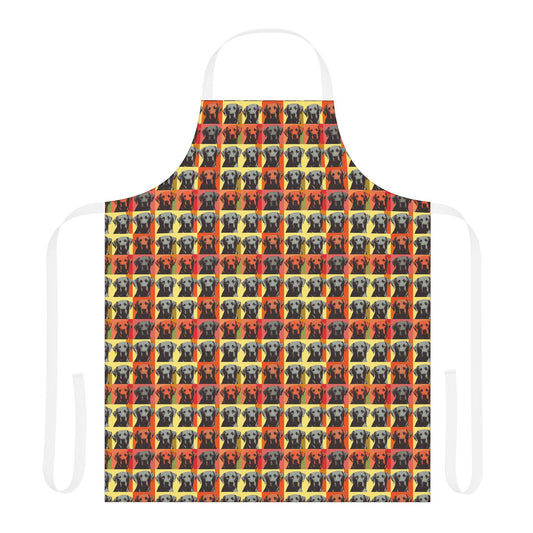 Whimsical Warhol Labrador Apron