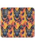 Impressionistic German Shepherds Flip Cases