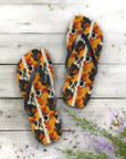 Chic Frenchie Charm Flip Flops