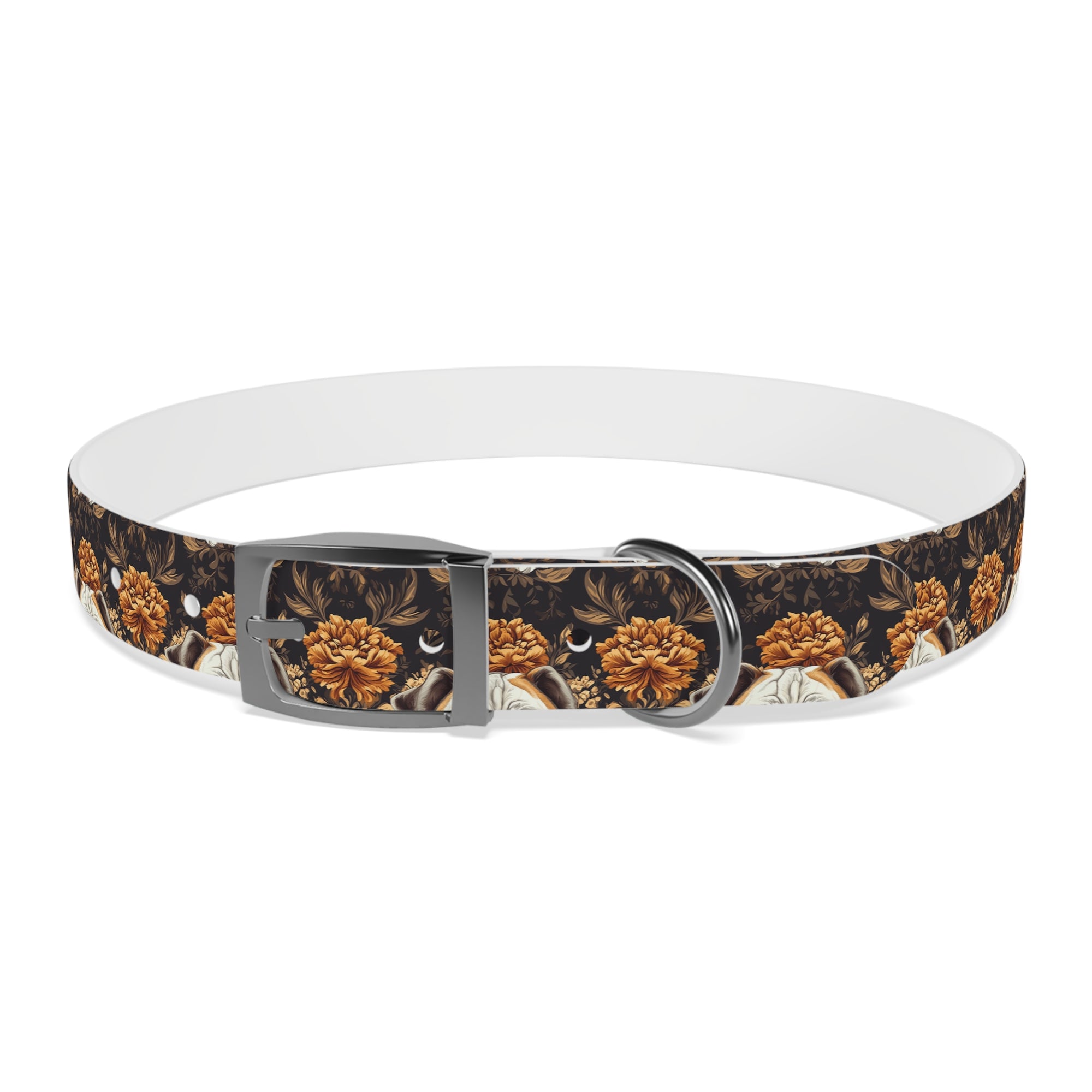 Bloomingly Bulldogistic Bouquet Dog Collar