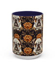 Bloomingly Bulldogistic Bouquet Accent Coffee Mug