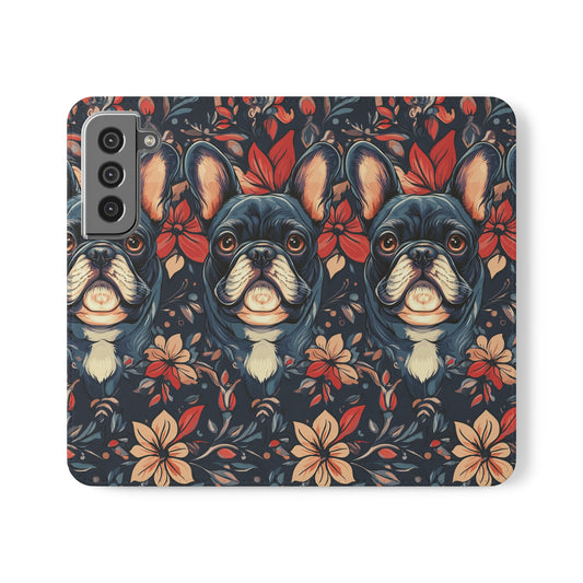 Gothic Rose Bulldog Noir Enchantment Flip Cases