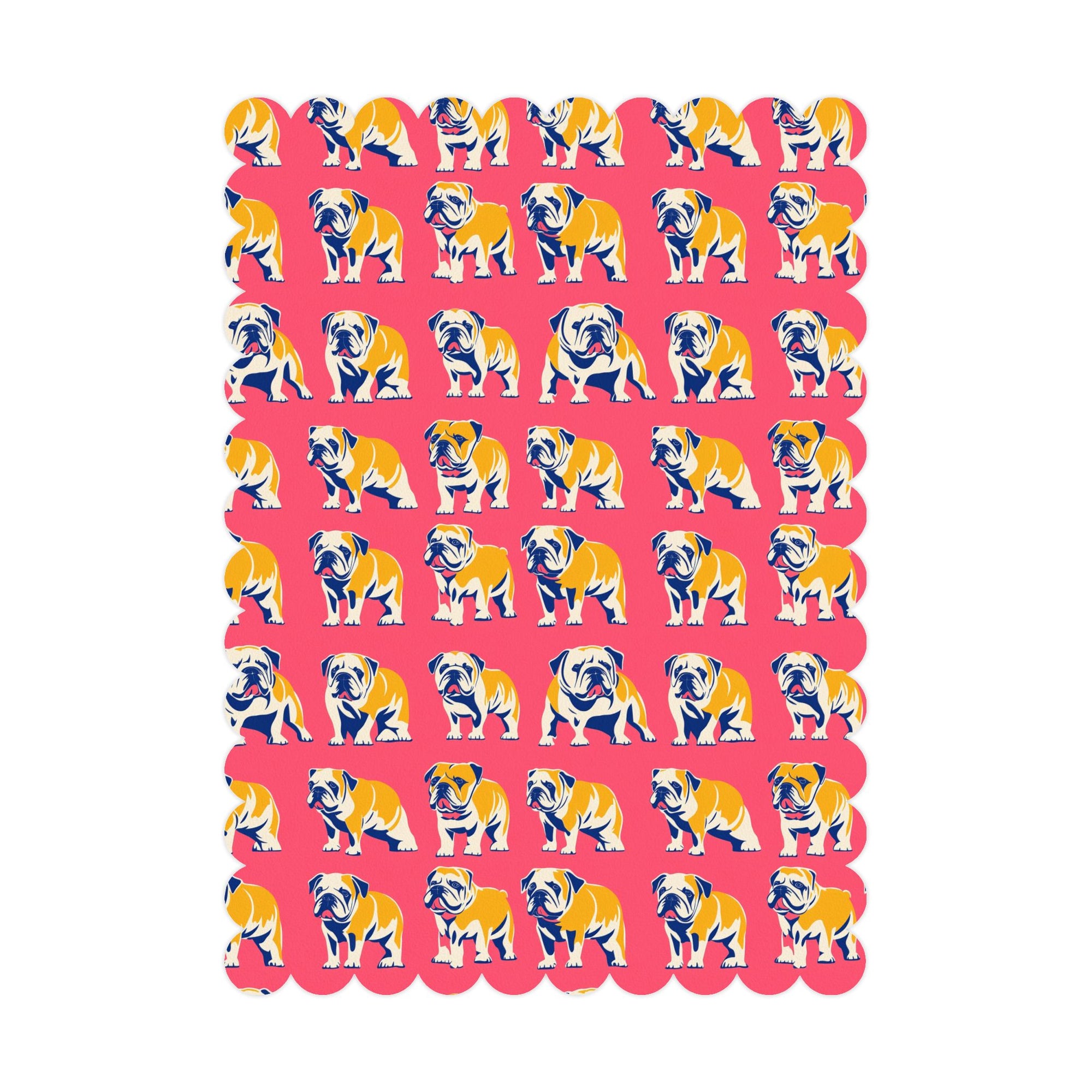 Bubblegum Glamour Bulldog Bouquet Postcards