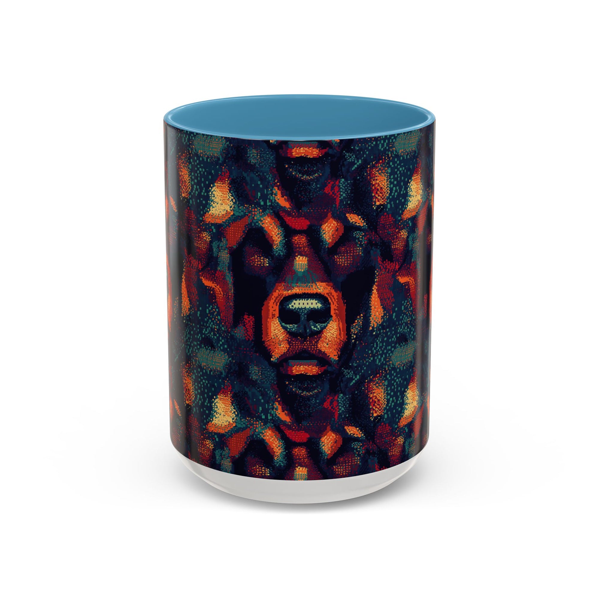 Rustic Rottie Charm Accent Coffee Mug