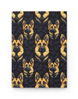 Majestic Hound Couture: German Shepherd LuxeBlend Hardcover Journal Matte