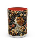 Beagle Blossoms Accent Coffee Mug