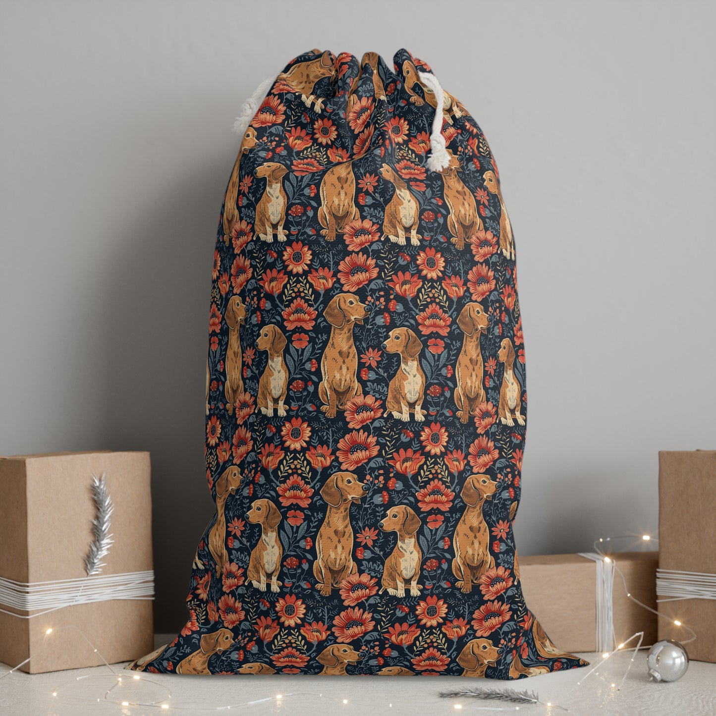 Floral Pawsome Dachsund Delight Sack