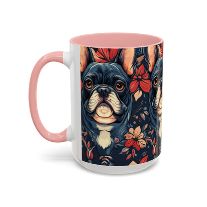 Gothic Rose Bulldog Noir Enchantment Accent Coffee Mug