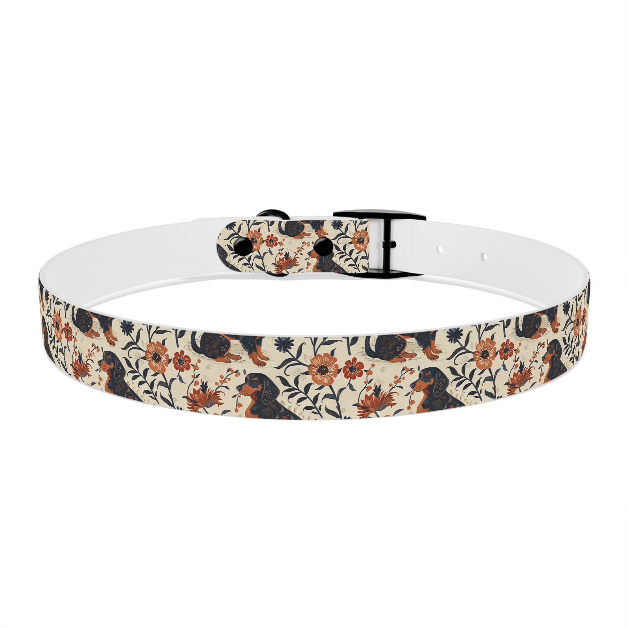 Blossoming Dachshunds Delight Dog Collar