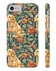 Blooming Goldie Glam Slim Phone Cases