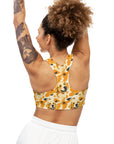 Golden Glitz 'n Glamour Woofwear Seamless Sports Bra