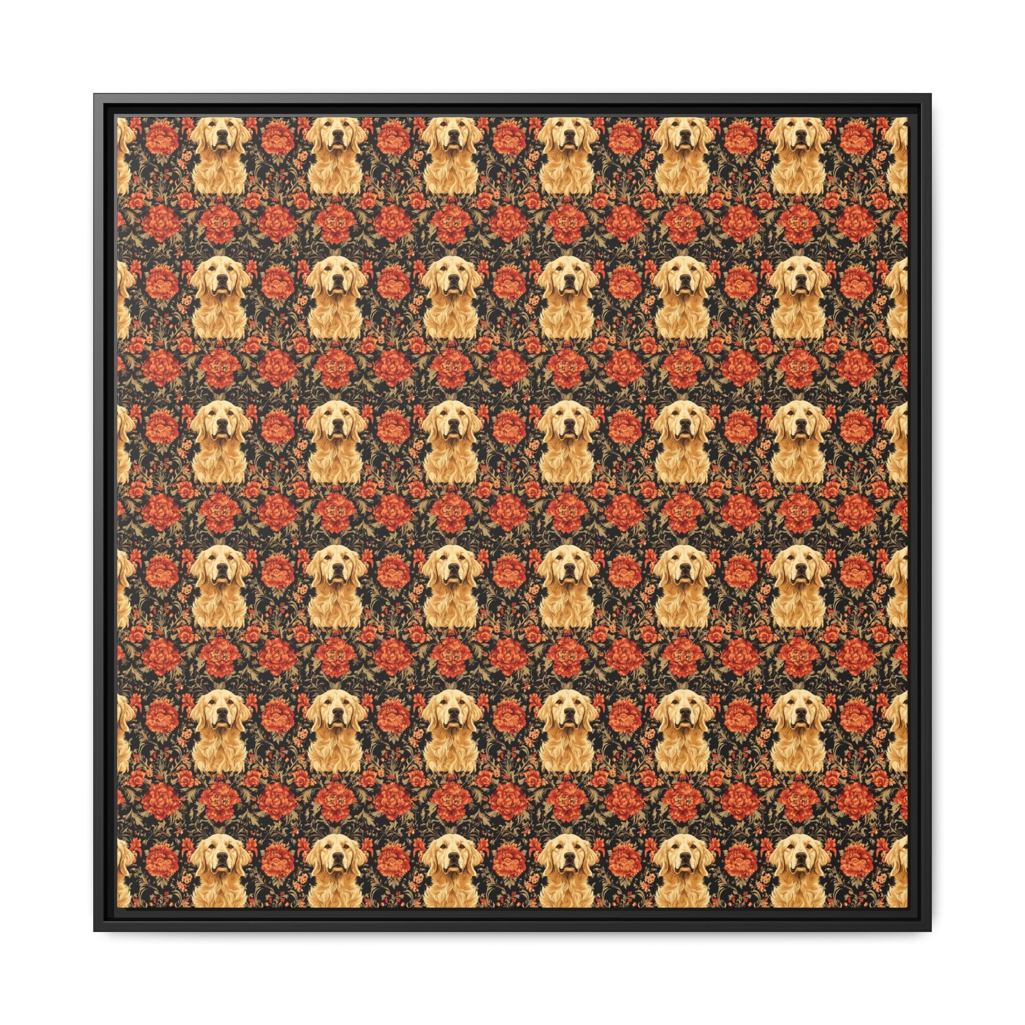 Golden Pawsatronic Tapestry Matte Canvas, Framed