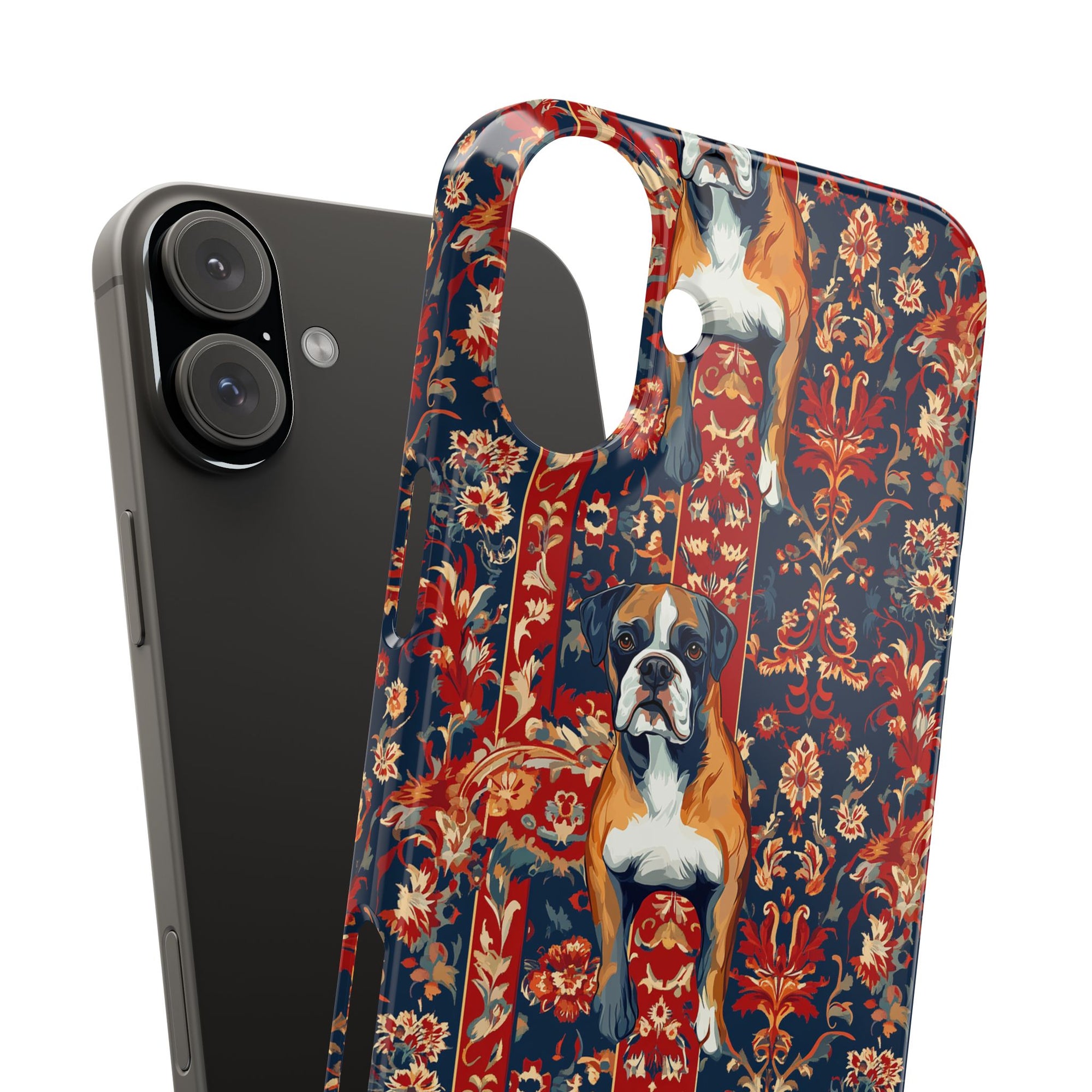 Boxer Blossom Tapestry Delight Slim Phone Cases