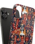 Boxer Blossom Tapestry Delight Slim Phone Cases