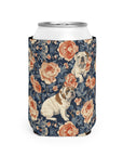 Blooming Bulldog Beauty Can Cooler Sleeve