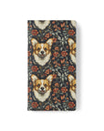 Floofy Corgi Blossom Blast Flip Cases