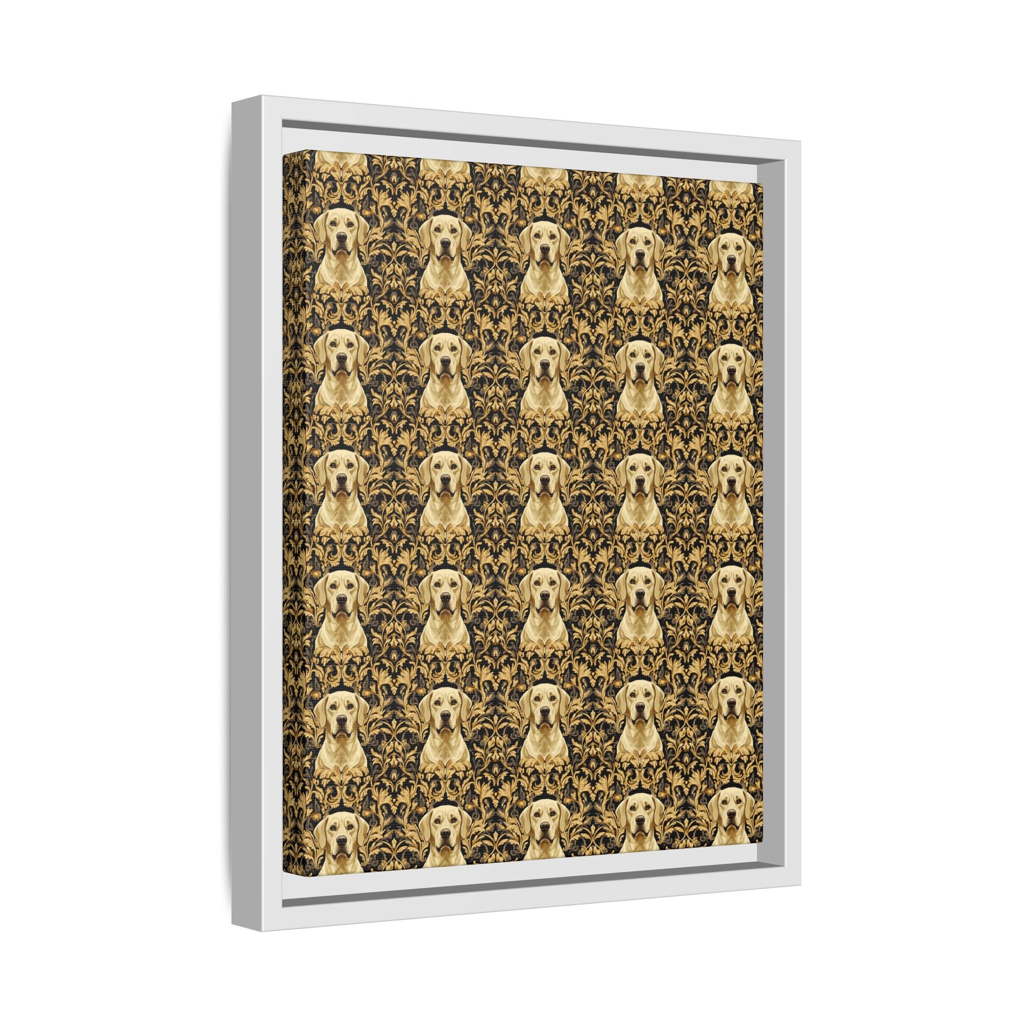 Royal Pawsitivity Labs Matte Canvas, Framed