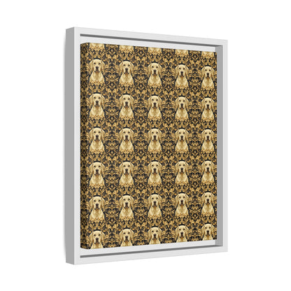 Royal Pawsitivity Labs Matte Canvas, Framed