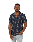 Celestial Boxer Bliss Men's Hawaiian Camp Shirt