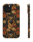 WhimsiWooly Shepherd Spritz Slim Phone Cases