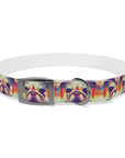 Glitchy Bulldog Blitz Dog Collar