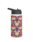 Glitchy Bulldog Blitz Stainless Steel Water Bottle