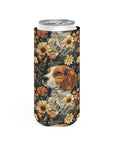 Beagle Blossoms Slim Can Cooler