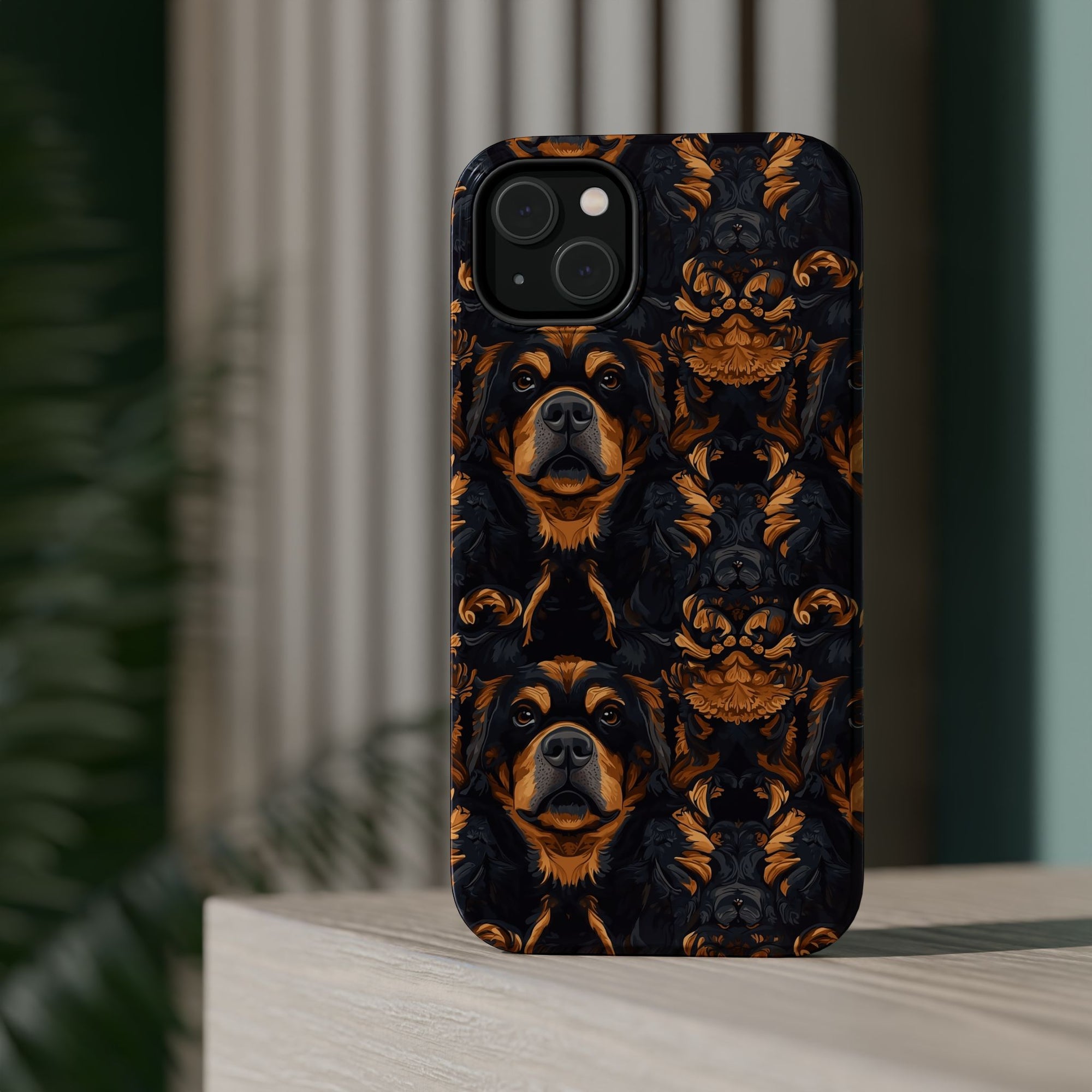 Modern Rottweiler Royalty Magnetic Tough Cases