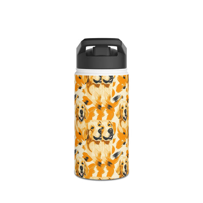 Golden Glitz 'n Glamour Woofwear Stainless Steel Water Bottle