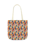 Bloom Pup Frenchietastic Splatter Canvas Tote Bag