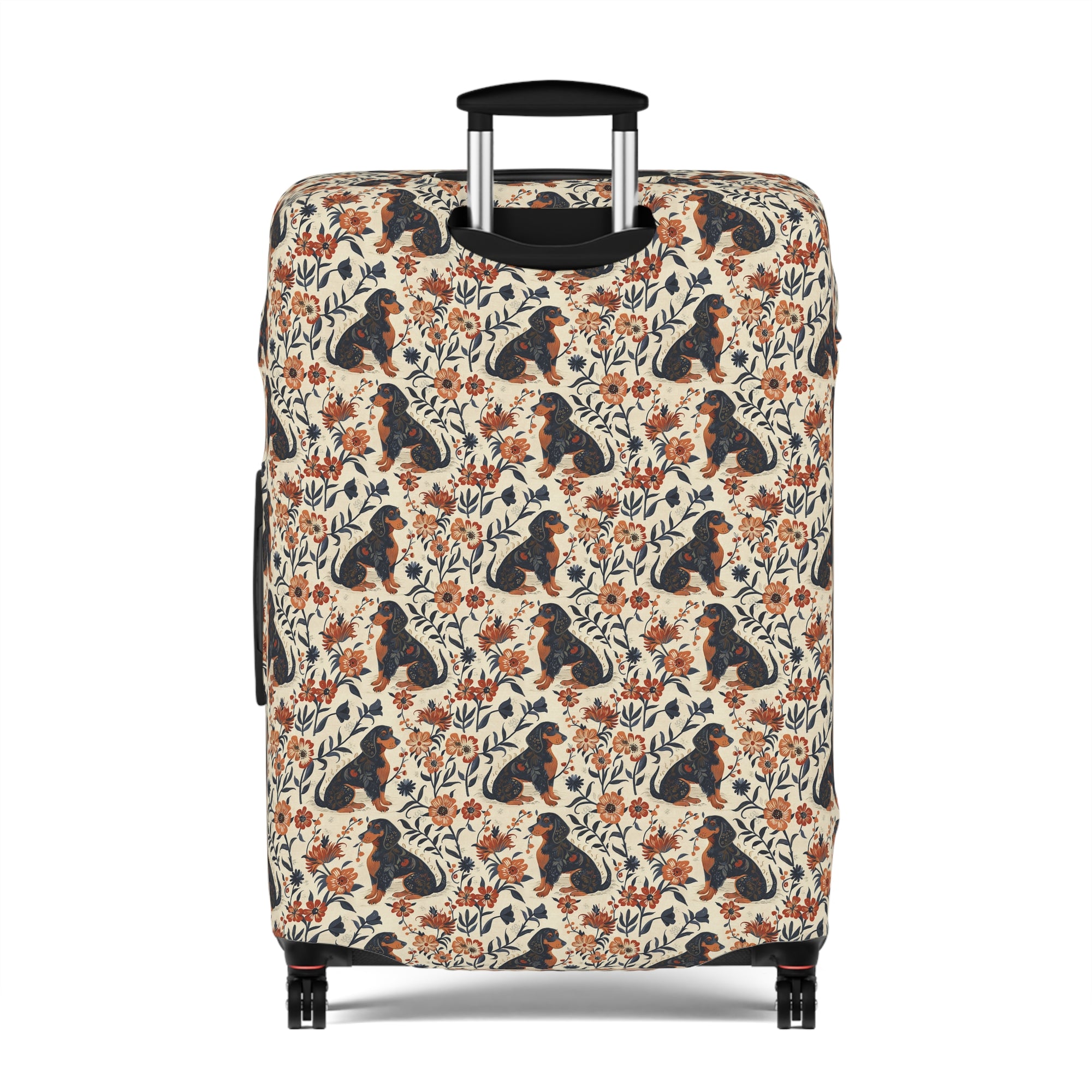 Blossoming Dachshunds Delight Luggage Cover