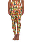 Corgi Chic Popart Pup High Waisted Yoga Leggings