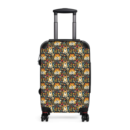 Corgi Rainbow Vine Dream Suitcase