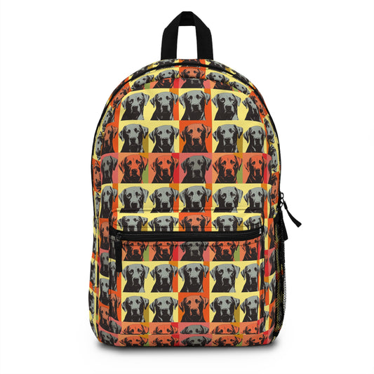 Whimsical Warhol Labrador Backpack