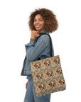 Bowtie Boxer Bliss Canvas Tote Bag