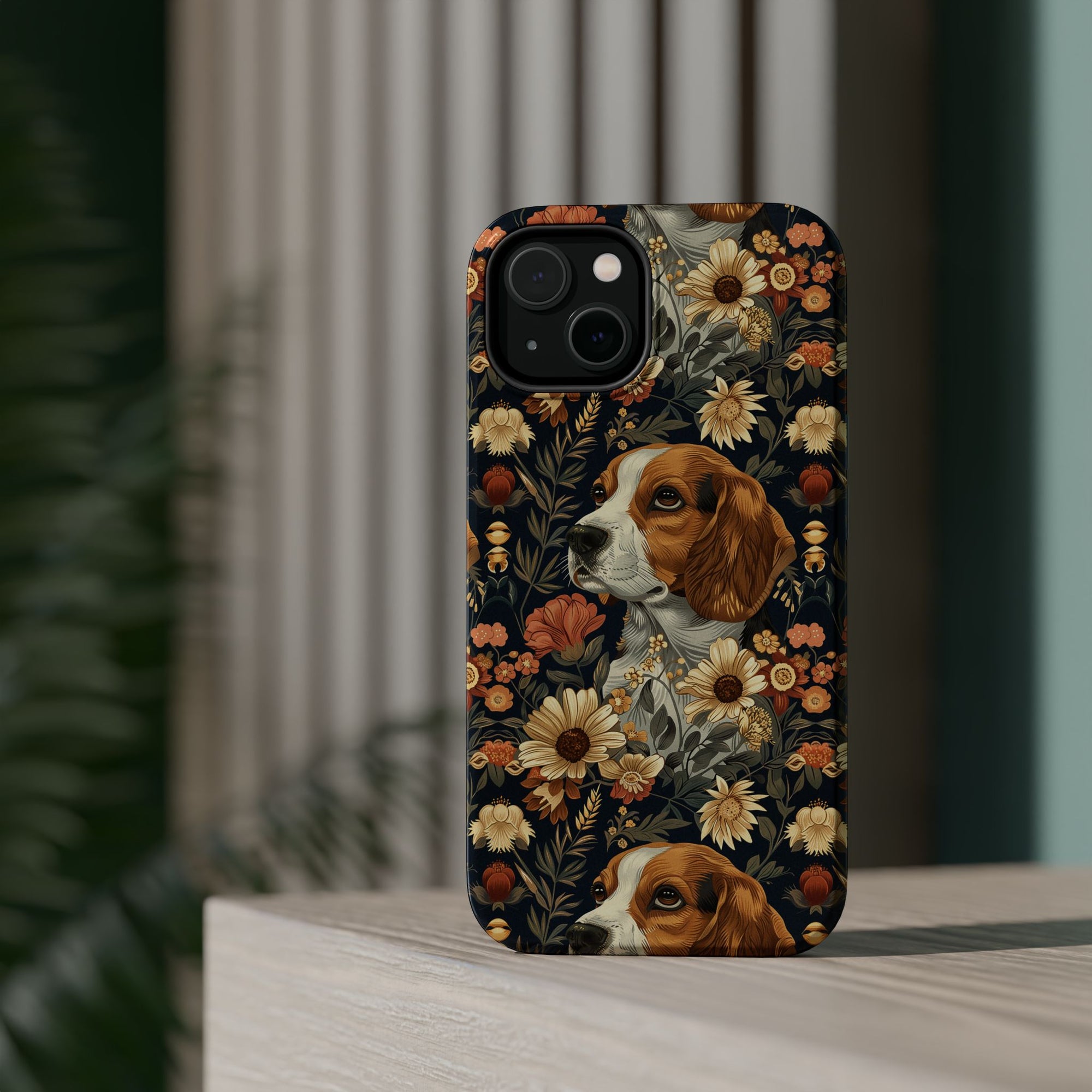 Beagle Blossoms Magnetic Tough Cases