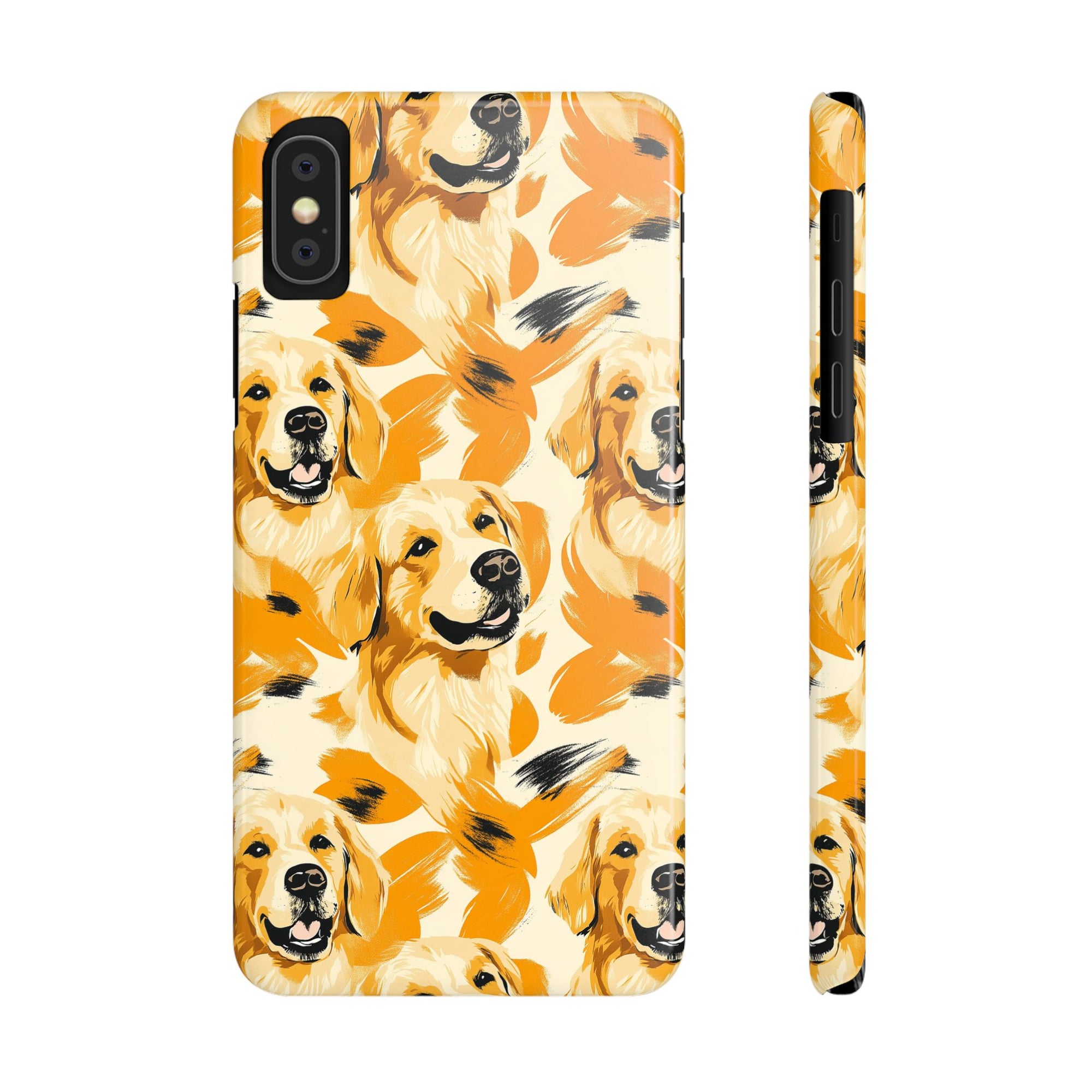 Golden Glitz &#39;n Glamour Woofwear Slim Phone Cases