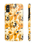 Golden Glitz 'n Glamour Woofwear Slim Phone Cases