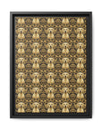 Royal Pawsitivity Labs Matte Canvas, Framed