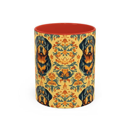 Royal Rottie Regalia Accent Coffee Mug