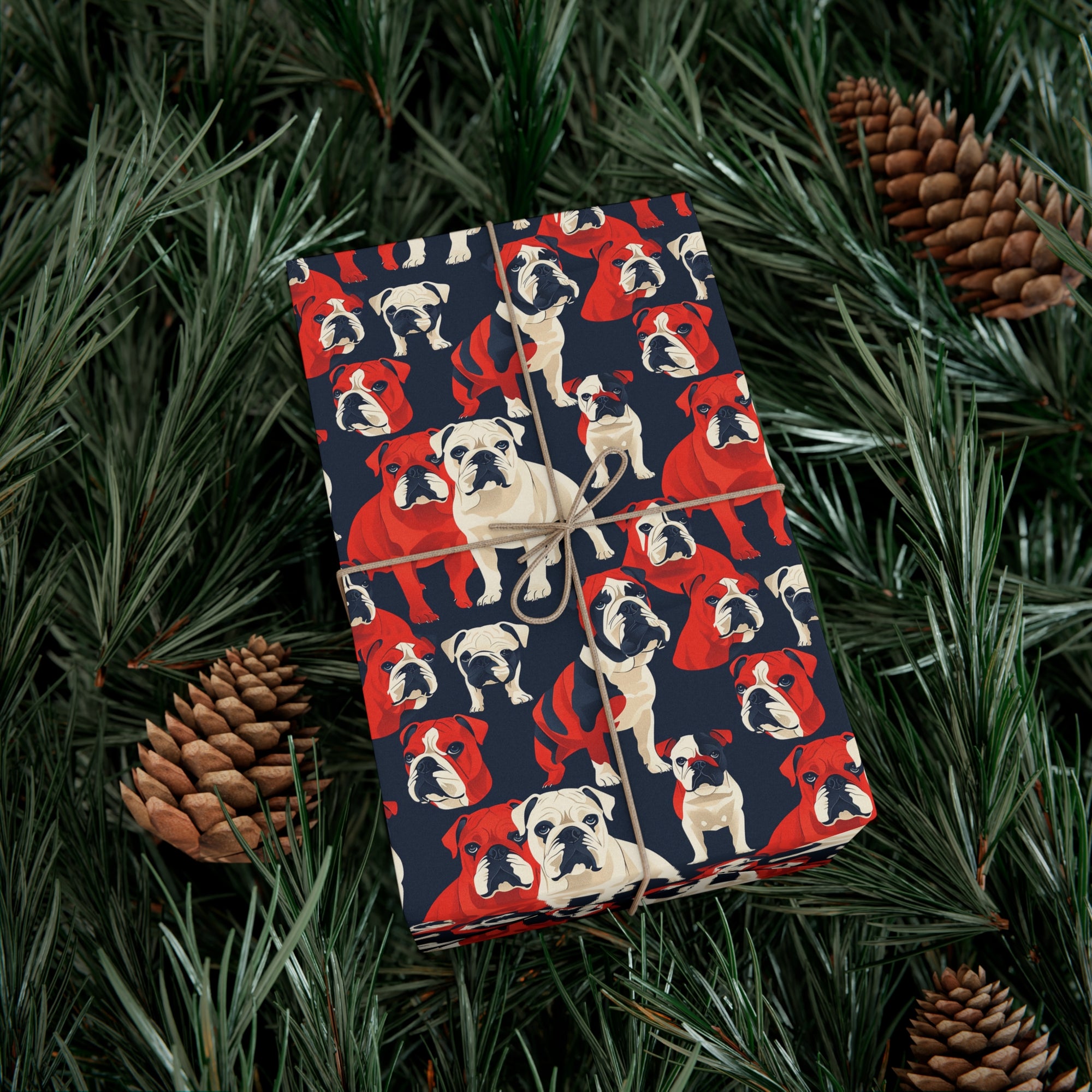 Bulldoggy Bliss Chomper Gift Wrap Papers