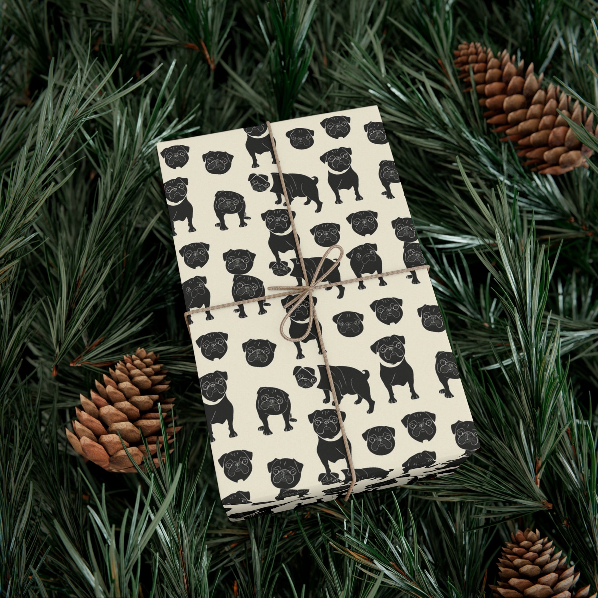 Puggie Pout Perfection Gift Wrap Papers