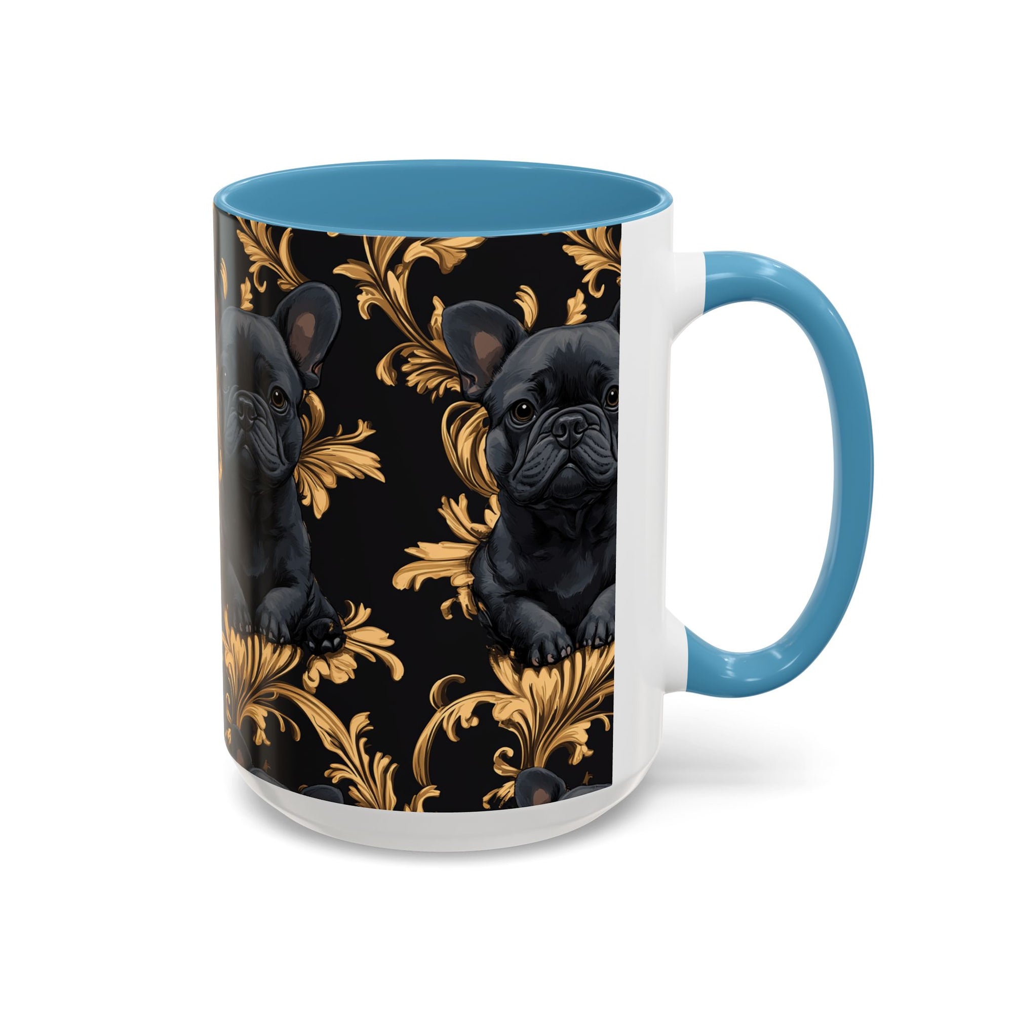 Regal Frenchie Noir Elegance Accent Coffee Mug