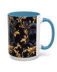 Regal Frenchie Noir Elegance Accent Coffee Mug