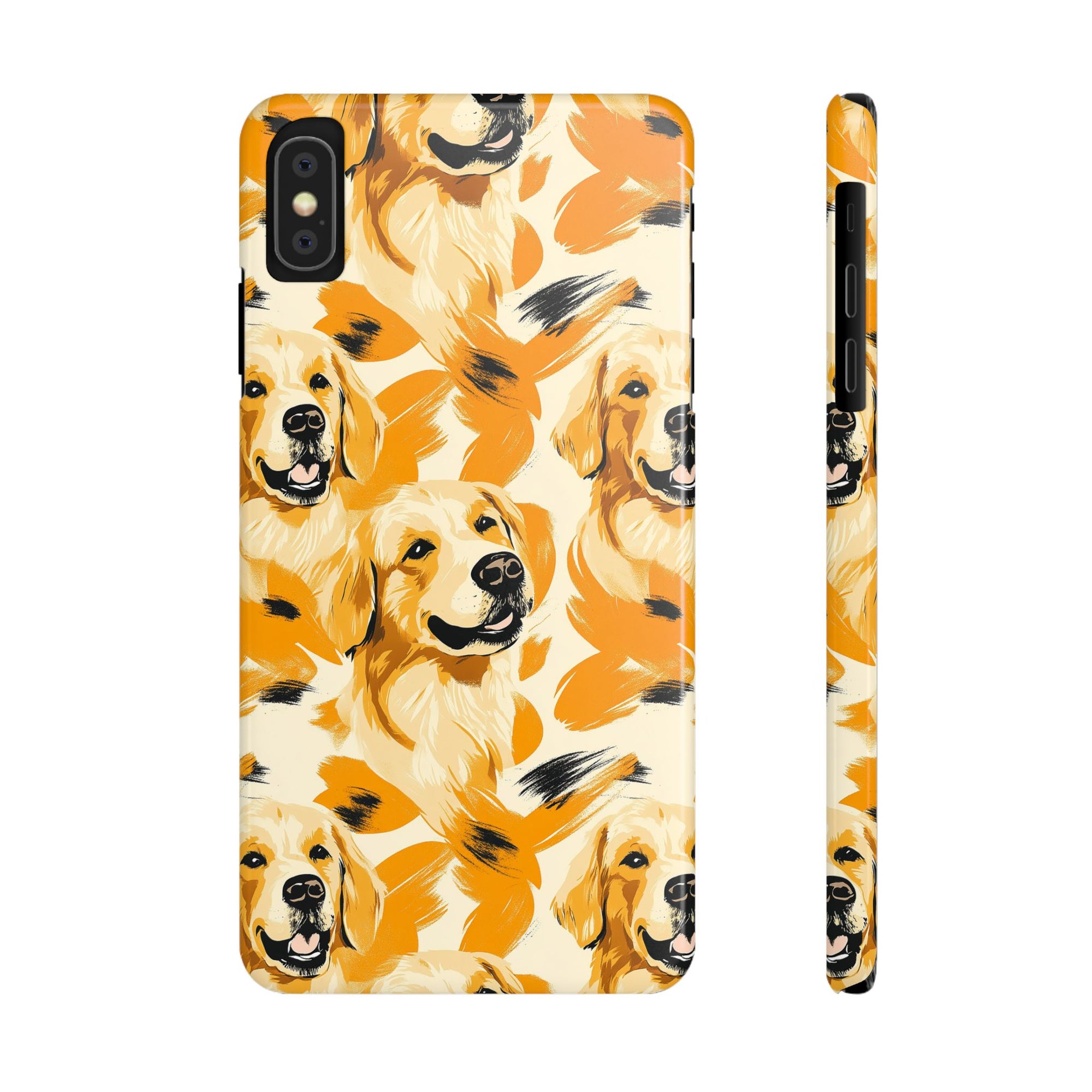 Golden Glitz &#39;n Glamour Woofwear Slim Phone Cases