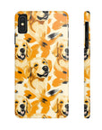 Golden Glitz 'n Glamour Woofwear Slim Phone Cases