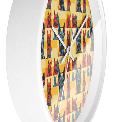 Dane-tastic Marvelous Mutt Mode Wall Clock