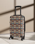 Pawsome Rottweiler Royalty Plaid Suitcase