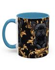 Regal Frenchie Noir Elegance Accent Coffee Mug