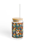 Corgi Carnival Couture Sipper Glass